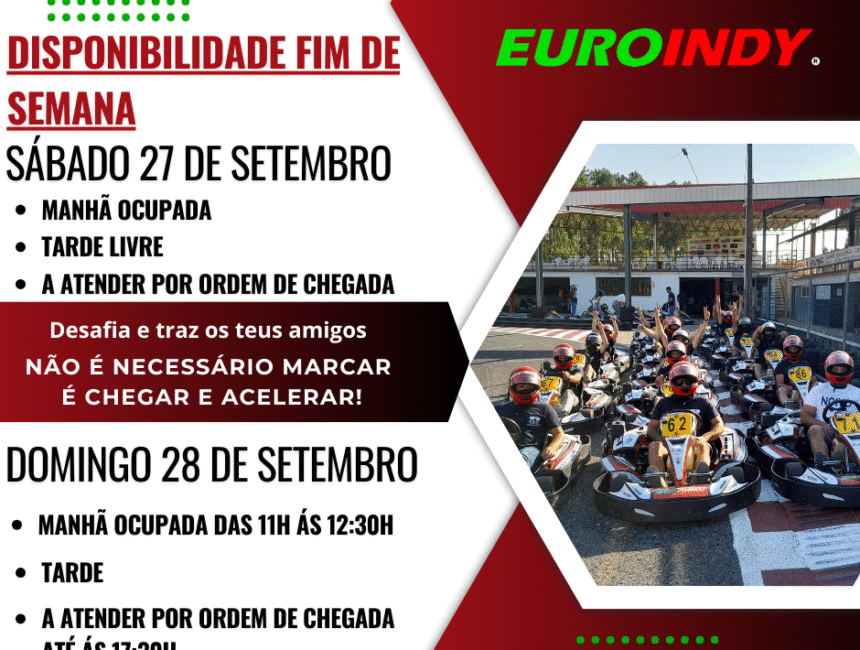 DISPONIBILIDADE FIM DE SEMANA