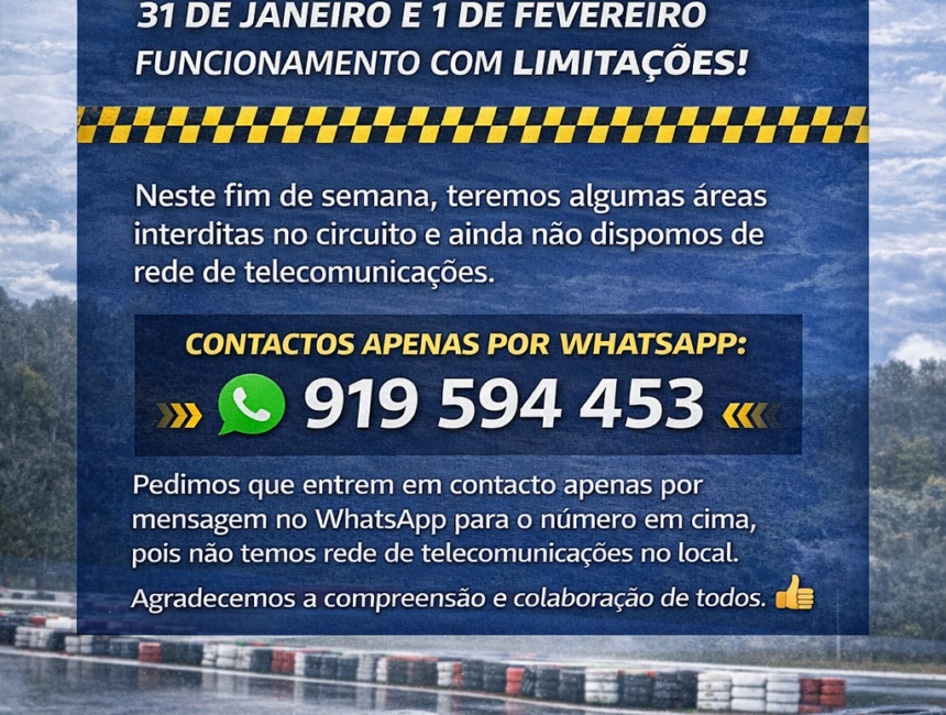 📢 INFORMAÇÃO IMPORTANTE – EUROINDY