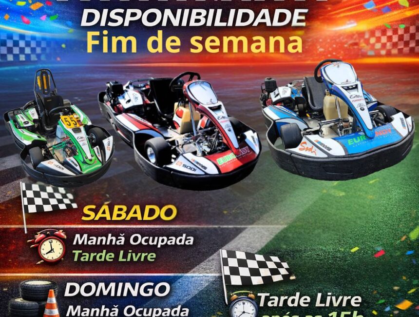 🔥 DISPONIBILIDADE ESTE FIM DE SEMANA NO EUROINDY 🏁