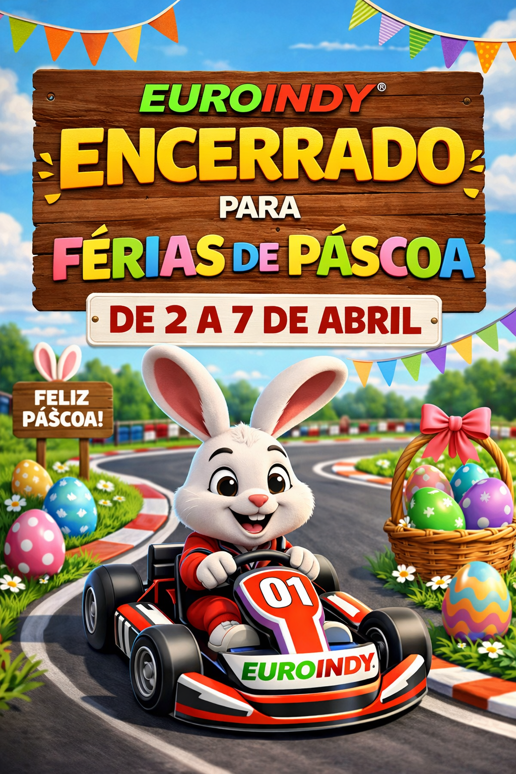 🐰🏁 Férias de Páscoa 🏁🐰