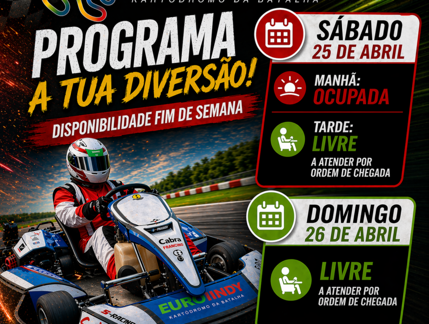 🔥 DISPONIBILIDADE FIM DE SEMANA  🔥