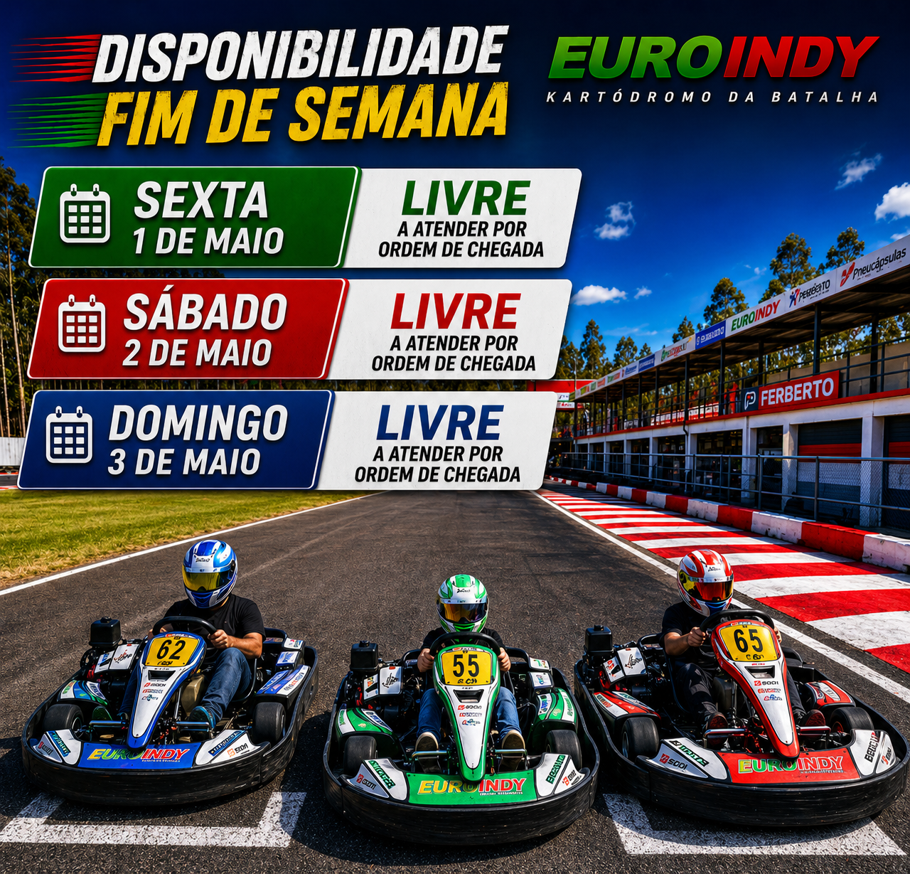 DISPONIBILIDADE FIM DE SEMANA