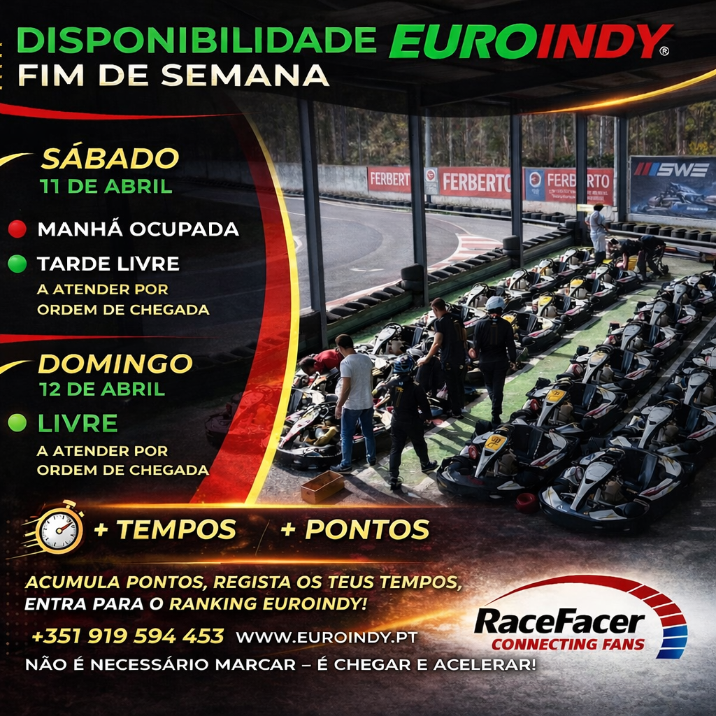 DISPONIBILIDADE FIM DE SEMANA EUROINDY
