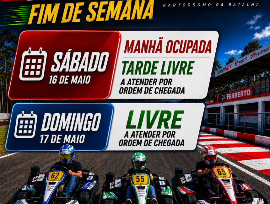 🏁 FIM DE SEMANA NO EUROINDY! 🏁