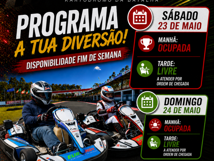 🏁 ESTE FIM DE SEMANA NO EUROINDY!🏁
