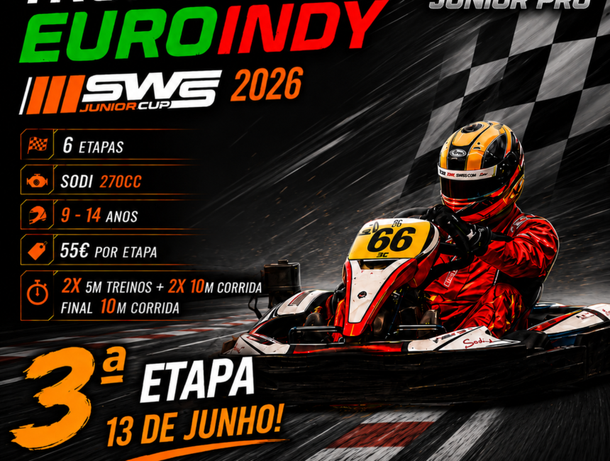 3ª Etapa do Troféu Euroindy JUNIOR CUP SWS 2026