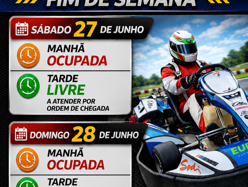 DISPONIBILIDADE FIM DE SEMANA | EUROINDY